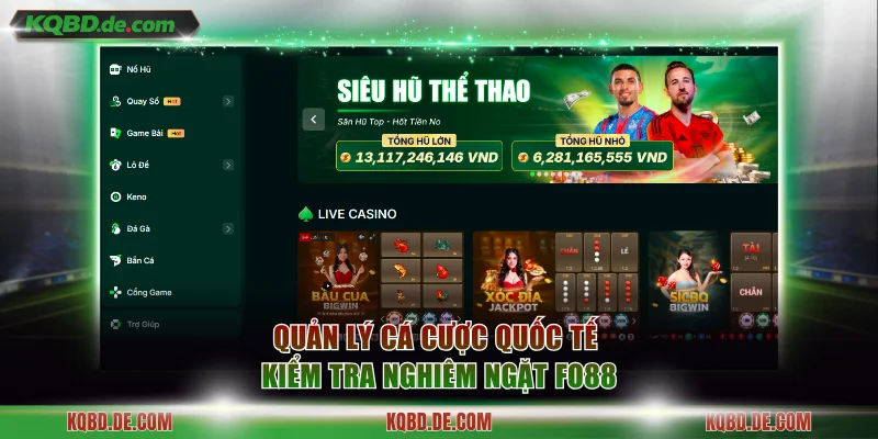 Fo88 hoạt động dưới sự quản lý của tổ chức cá cược quốc tế
