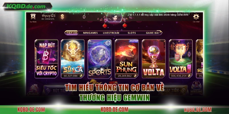 Tìm hiểu thông tin cơ bản về thương hiệu Gemwin